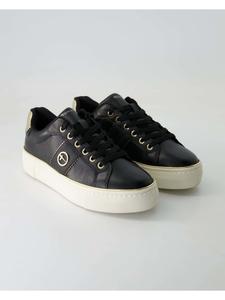 Кроссовки на шнуровке Tamaris, черный