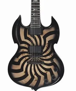 Schecter Signature Barbarian Charcoal Burst Buzzsaw