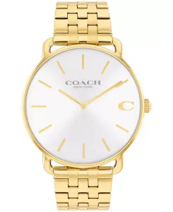 Мужские часы Elliot с золотистым браслетом из нержавеющей стали, 43 мм Coach
