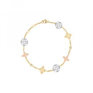 Браслет Idylle Blossom, 3 золота и бриллианты Louis Vuitton, золотой