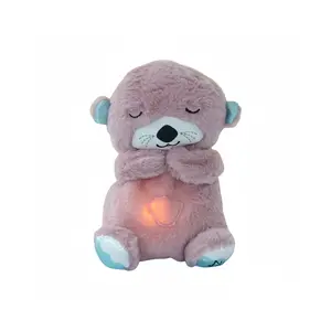 Дышащая плюшевая кукла Otter Dolls высотой 30 см LALABABY, розовый