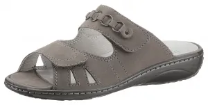 Мюли Ranger "GARDA", каблук-танкетка, летняя обувь, тапочки с декоративной аппликацией, ширина G Waldläufer, коричневый