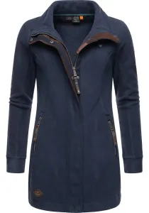 Парка Ragwear "Letrice Fleece", без капюшона, спортивная флисовая куртка на молнии с высоким воротником, цвет морской волны