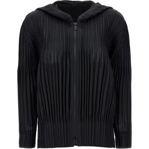 Трикотажная водолазка черная PLEATS PLEASE ISSEY MIYAKE