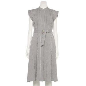 Женское платье-рубашка с короткими рукавами для адаптивной одежды Nine West, цвет gray stripe