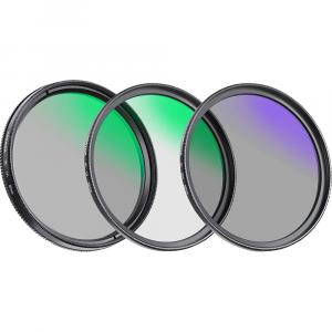 Набор фильтров Neewer NW Series A UV & CPL & ND4 Lens Filter Kit (82mm)
