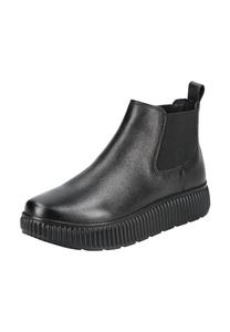 Кожаные/текстильные ботильоны GEOX, черный