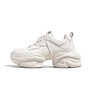 Низкие массивные кроссовки женские KODI, Beige-Height Increase Version 8Cm