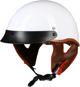 Мотоциклетный шлем-полушлем, ретро-шлем, сертифицированный DOT/ECE, корпус из ABS-пластика, мужской/женский шлем-шапочка для скутера, открытый шлем, шлем для скутера, противоударный защитный шлем QAZXCVB, 3