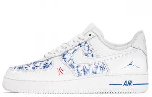Nike Кроссовки Air Force 1 Low для скейтбординга, унисекс, белые, синие