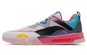 LINGTENG Скейтбординг Кроссовки Мужские Низкие Розовые/белые Lining