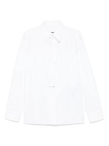 Поплиновая рубашка Jil Sander, белый