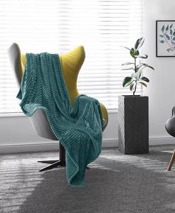 Легкий, сверхмягкий и роскошный плед из плюша, 50 x 60 дюймов Nestl, синий