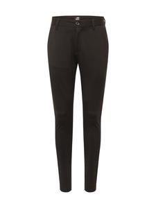 Denim Project Узкие брюки-чиносы 'Ponte Roma Plain' в черном цвете