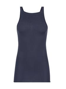 Seamless Basic Топ 'Silky' в цвете Navy