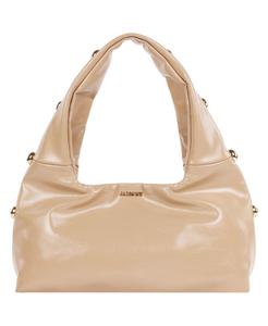 Сумка через плечо с заклепками и эффектом потрескавшейся поверхности Jason Wu, Tan