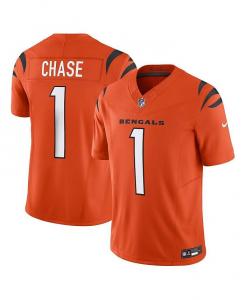 Мужская майка Ja'Marr Chase Orange Cincinnati Bengals Vapor FUSE Limited Alternate 1 Nike, оранжевый