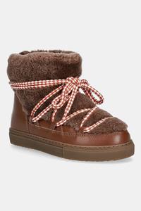 Детские зимние ботинки CURLY Inuikii,  коричневый