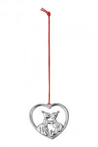 Декоративная подвеска «Поцелуй эльфов» 6,5 см Rosendahl, серый