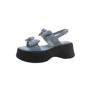 Сандалии с одним ремешком женские MADALLO, Denim Blue