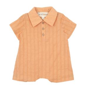 Комбинезон Clementine с медведем Beckett в оранжевом цвете Mabel + Honey