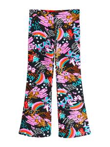 Расклешенные леггинсы Next, черный