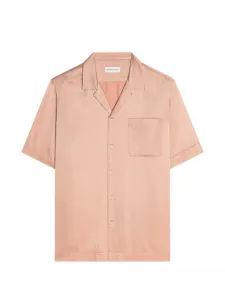 Рубашка с нагрудным карманом Dries Van Noten, бежевый