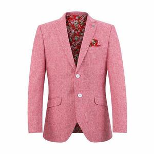 Классическая меланжевая куртка для мальчиков slim fit Elie Balleh, Pink
