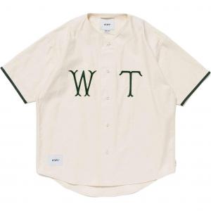 Рубашка с принтом логотипа WTAPS, белый