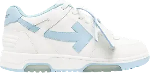Кроссовки Off-White Out of Office 'White Light Blue' 2023, белый