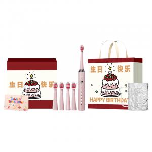 Электрическая зубная щетка AUX, розовый