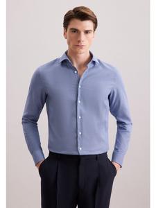 Рубашка делового кроя темно-синего цвета Seidensticker