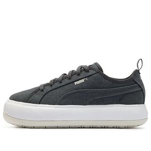 Кроссовки suede mayu canvas 'ebony' Puma, черный