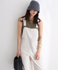 Майка с вырезом-лодочкой и неравномерной ребристой текстурой Pourvous, цвет Khaki