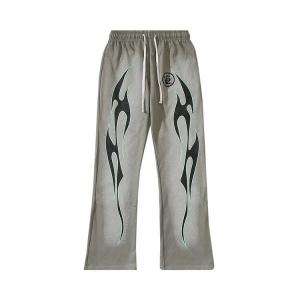 Спортивные брюки Hellstar Future Flame Sweatpants Grey, серый