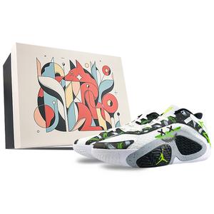 Баскетбольные кроссовки Tatum 2 мужские низкие черные/зеленые Jordan