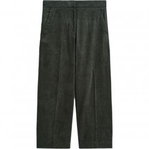 COS Женские повседневные брюки темно-зеленого цвета