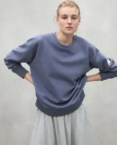 Женская толстовка с круглым вырезом Ecoalf, темно-серый