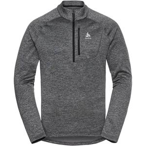 Водолазка среднего слоя с застежкой-молнией на 1/2 дюйма Odlo, серый