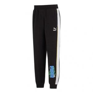 Брюки ff knit pants 'black' Puma, черный