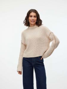 Пуловер Vero Moda Pullover New Cream, бежевый