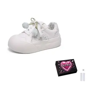 Boldi Kuki Низкие женские скейтбордские кроссовки бело-голубые