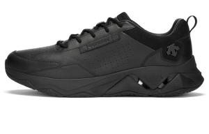 Женские черные противоскользящие износостойкие низкие кеды Casual BK-Black DESCENTE