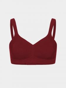 Бюстгальтер без косточек Erlich Textil, цвет weinrot