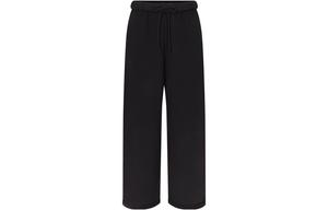 Хлопковые брюки классического прямого кроя Casual Pants Women's ONYX/Onyx Skims, черный