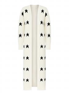 Elara Вязаное пальто из шерсти белое