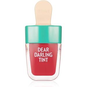 House Dear Darling Water Gel Tint Ice Cream RD307 Watermelon Red 21AD Яркий насыщенный цветной тинт для губ с минералами из экстракта мыльных ягод для увлажнения ваших губ Etude