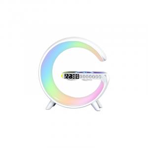 Многоцветная подсветка, беспроводная зарядка для телефона, модная бытовая техника N69 AIBAASAA, белый