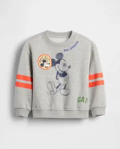 Винтажная мягкая детская толстовка × Disney Gap, серый