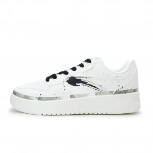 Удобные, амортизирующие, износостойкие низкие скейтбордистские кроссовки унисекс Anta, белый